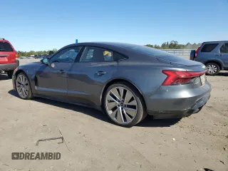 2022 Audi e-tron GT Prestige z VIN WAUEJBFW7N7006626, wystawiony jako Copart lot #75207374 z przebiegiem 27 095 mil mil oraz Szkody całkowita. Historia ofert i sprzedaży dostępna na DreamBid. Obrazek 2.