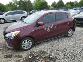 2022 Mitsubishi Mirage ES with VIN ML32AUHJ1NH006945, listed as a Copart auction lot 57978955 with 69,626 mi miles and Salvage title. Bid and sale history available at DreamBid. Image 1.