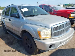 2005 Dodge Durango SLT with VIN 1D4HD48N15F540978, listed as a IAAI auction lot 39766336 with 201,210 mi miles and . Bid and sale history available at DreamBid. Image 1.