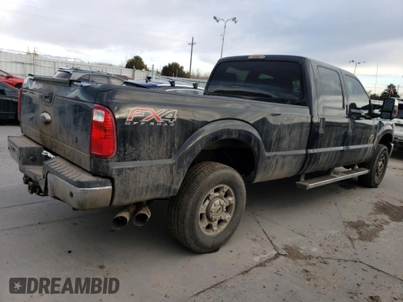 2013 Ford F-350 Platinum with VIN 1FT8W3BT2DEB34561, listed as a Copart auction lot 47448905 with 314,225 mi miles and Salvage title. Bid and sale history available at DreamBid. Image 3.