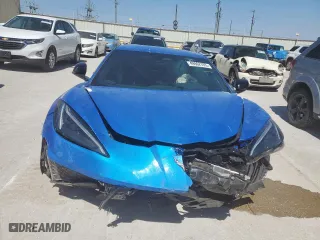 2025 Chevrolet Corvette 2LT with VIN 1G1YB3D40S5104689, listed as a Copart auction lot 49962765 with 5,744 mi miles and Salvage Title. Bid and sale history available at carsss.com. Image 5.