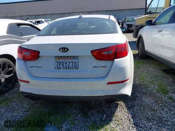 2015 Kia Optima SX Turbo with VIN 5XXGR4A67FG517902, listed as a IAAI auction lot 41629985 with 1 mi miles. Bid and sale history available at carsss.com. Image 17.