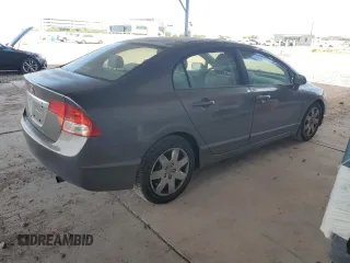 2009 Honda Civic LX z VIN 19XFA16599E050691, wystawiony jako Copart lot #58538835 z przebiegiem 162 377 mil mil oraz Czysty tytuł • Clean title. Historia ofert i sprzedaży dostępna na DreamBid. Obrazek 3.