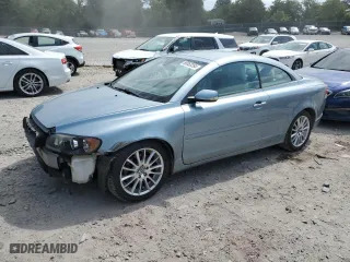 2007 Volvo C70 with VIN YV1MC68277J018897, listed as a Copart auction lot 68063284 with 167,666 mi miles and Clean Title. Bid and sale history available at carsss.com. Image 1.