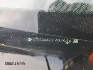 2023 Toyota Mirai XLE with VIN JTDAAAAA8PA009516, listed as a Copart auction lot 62543395 with 27,867 mi miles and Salvage title. Bid and sale history available at DreamBid. Image 12.