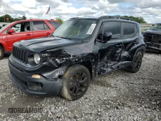 2017 Jeep Renegade Latitude with VIN ZACCJABB3HPG28820, listed as a Copart auction lot 58566375 with 115,891 mi miles and Salvage title. Bid and sale history available at DreamBid. Image 1.