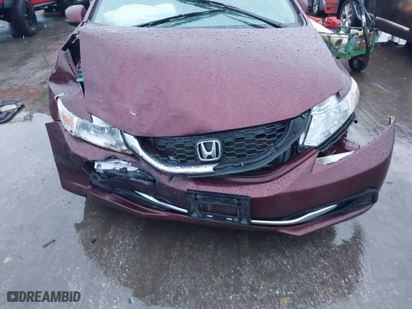 2013 Honda Civic Sdn LX with VIN 2HGFB2F53DH595982, listed as a IAAI auction lot 40926264 with 138,624 mi miles. Bid and sale history available at carsss.com. Image 17.
