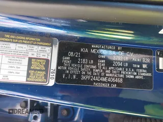 2021 Kia Forte LXS z VIN 3KPF24AD4ME406468, wystawiony jako IAAI lot #41977991 z przebiegiem 42 367 mil mil oraz . Historia ofert i sprzedaży dostępna na DreamBid. Obrazek 9.