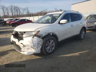 2015 Nissan Rogue S with VIN KNMAT2MTXFP563598, listed as a Copart auction lot 44300705 with 183,768 mi miles and Salvage Title. Bid and sale history available at DreamBid. Image 1.