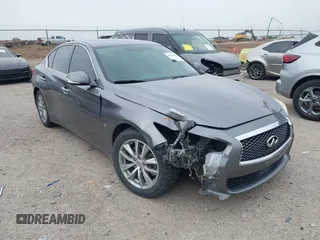 2015 Infiniti Q50 z VIN JN1BV7AP2FM354587, wystawiony jako IAAI lot #41920424 z przebiegiem 159 477 mil mil oraz . Historia ofert i sprzedaży dostępna na DreamBid. Obrazek 1.