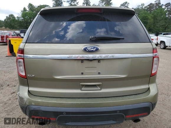 2012 Ford Explorer XLT with VIN 1FMHK7D88CGA23572, listed as a Copart auction lot 53315895 with 106,333 mi miles and Salvage Title. Bid and sale history available at DreamBid. Image 6.