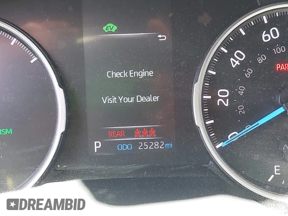 2022 Toyota RAV4 Hybrid SE with VIN JTM16RFV7ND062263, listed as a IAAI auction lot 42068485 with 25,282 mi miles and . Bid and sale history available at DreamBid. Image 16.