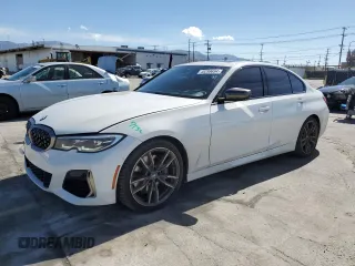 2020 BMW 3 Series M340i with VIN 3MW5U7J05L8B28503, listed as a Copart auction lot 48299654 with 67,705 mi miles and Salvage Title. Bid and sale history available at carsss.com. Image 1.