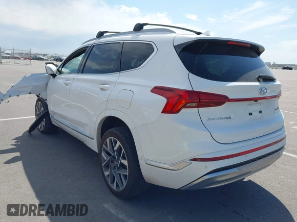 2021 Hyundai Santa Fe Calligraphy with VIN 5NMS5DAL9MH366488, listed as a IAAI auction lot 42084620 with Not provided miles and . Bid and sale history available at DreamBid. Image 3.