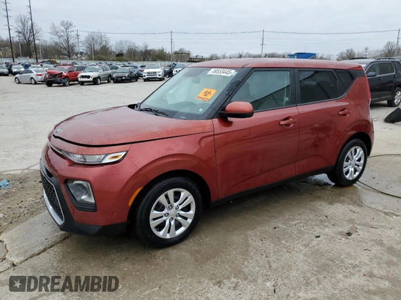 2021 Kia Soul S with VIN KNDJ23AU4M7755280, listed as a Copart auction lot 49553445 with Not Provided miles and Salvage Title. Bid and sale history available at DreamBid. Image 1.