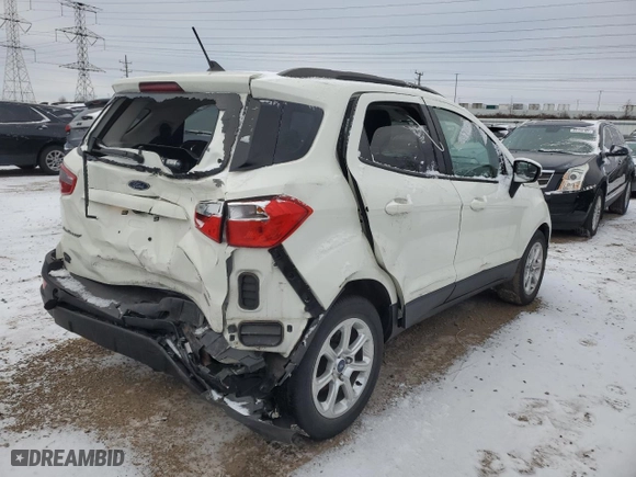 2019 Ford EcoSport SE with VIN MAJ3S2GE0KC299811, listed as a Copart auction lot 88561015 with 64,264 mi miles and Salvage Title. Bid and sale history available at carsss.com. Image 3.
