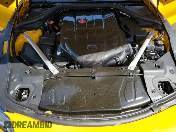 2021 Toyota Supra 3.0 z VIN WZ1DB0C01MW034802, wystawiony jako Copart lot #51387765 z przebiegiem Nie podano mil oraz Szkoda całkowita • Salvage title. Historia ofert i sprzedaży dostępna na DreamBid. Obrazek 12.