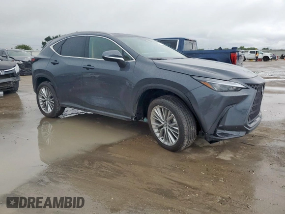 2025 Lexus NX 350 Premium z VIN 2T2GGCEZ7SC077889, wystawiony jako Copart lot #58915805 z przebiegiem 4 501 mil mil oraz Szkoda całkowita • Salvage title. Historia ofert i sprzedaży dostępna na DreamBid. Obrazek 4.