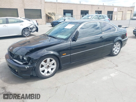 2002 BMW 3 Series 325Ci with VIN WBABN33482JW53230, listed as a IAAI auction lot 41912031 with 211,631 mi miles. Bid and sale history available at carsss.com. Image 17.