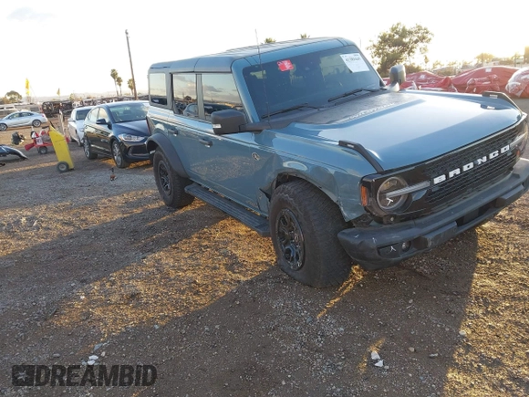 2022 Ford Bronco с VIN 1FMEE5DP3NLB22848, выставлен на аукционе IAAI как лот 41389445 с пробегом 30 043 миль миль и . История ставок и продаж доступна на DreamBid. Изображение 1.