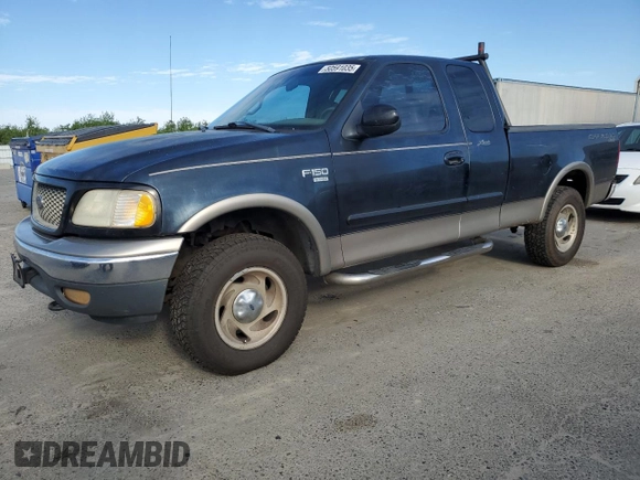 2001 Ford F-150 XL with VIN 1FTRX18L01NA29591, listed as a Copart auction lot 50591035 with 250,345 mi miles and Salvage Title. Bid and sale history available at carsss.com. Image 1.