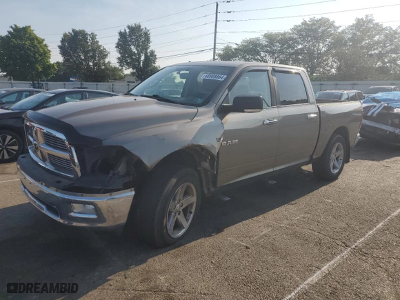 2009 Dodge Ram 1500 SLT with VIN 1D3HV13T39S761775, listed as a Copart auction lot 68908864 with 182,627 mi miles and Salvage Title. Bid and sale history available at carsss.com. Image 1.