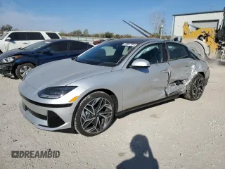 2023 Hyundai IONIQ 6 Limited with VIN KMHM54AC3PA041273, listed as a Copart auction lot 76907164 with 7,078 mi miles and Salvage Title. Bid and sale history available at carsss.com. Image 1.