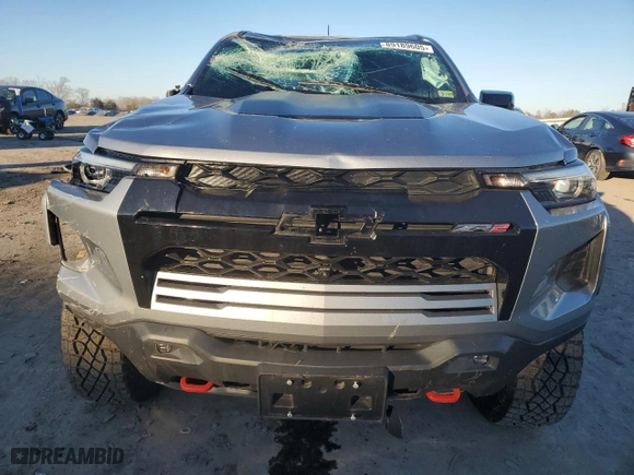 2024 Chevrolet Colorado 4WD ZR2 with VIN 1GCPTFEK3R1119557, listed as a Copart auction lot 89189605 with 10,356 mi miles and Salvage Title. Bid and sale history available at carsss.com. Image 5.