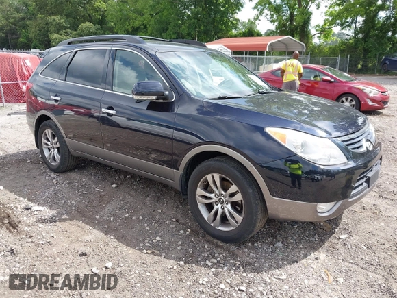 2012 Hyundai Veracruz Limited with VIN KM8NU4CC8CU187326, listed as a IAAI auction lot 42309747 with 180,000 mi miles and . Bid and sale history available at DreamBid. Image 1.