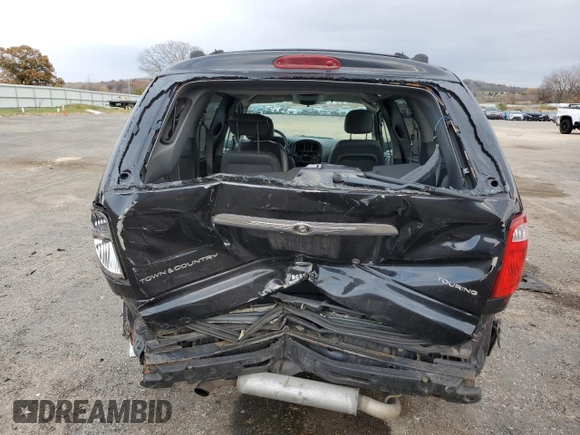 2005 Chrysler Town & Country Touring z VIN 2C4GP54L85R204487, wystawiony jako Copart lot #78522974 z przebiegiem 184 042 mil mil oraz Nie do naprawy • Non repairable. Historia ofert i sprzedaży dostępna na DreamBid. Obrazek 6.