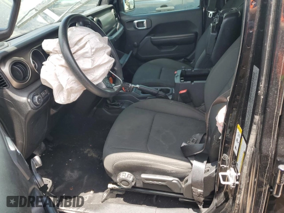 2018 Jeep Wrangler Unlimited Sport with VIN 1C4HJXDG9JW302367, listed as a Copart auction lot 61915505 with 103,952 mi miles and Non repairable. Bid and sale history available at DreamBid. Image 7.