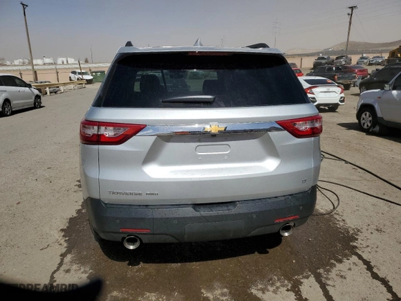 2021 Chevrolet Traverse LT Cloth with VIN 1GNEVGKW4MJ266047, listed as a Copart auction lot 44637895 with 26,951 mi miles and Salvage Title. Bid and sale history available at carsss.com. Image 6.