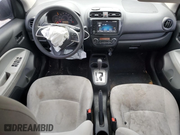 2021 Mitsubishi Mirage ES with VIN ML32FUFJ7MHF01737, listed as a Copart auction lot 82225724 with 71,327 mi miles and Salvage title. Bid and sale history available at DreamBid. Image 8.