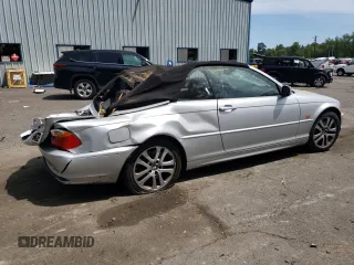2001 BMW 3 Series 330Ci with VIN WBABS53441JU86514, listed as a Copart auction lot 59260014 with 123,862 mi miles and Salvage Title. Bid and sale history available at carsss.com. Image 3.