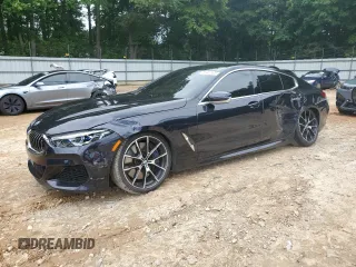 2021 BMW 8 Series M850i with VIN WBAGV8C06MCG35500, listed as a Copart auction lot 59467425 with 54,268 mi miles and Salvage title. Bid and sale history available at DreamBid. Image 1.
