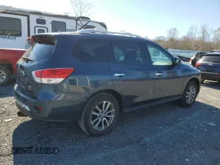 2016 Nissan Pathfinder Platinum with VIN 5N1AR2MM6GC622335, listed as a Copart auction lot 52738865 with 84,249 mi miles and Salvage Title. Bid and sale history available at carsss.com. Image 3.