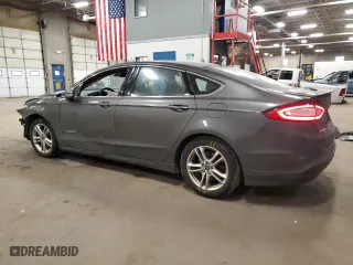 2015 Ford Fusion Titanium Hybrid with VIN 3FA6P0RU6FR309076, listed as a Copart auction lot 49395585 with 87,050 mi miles and Salvage Title. Bid and sale history available at carsss.com. Image 2.