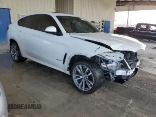 2015 BMW X6 sDrive35i with VIN 5UXKU0C57F0F91913, listed as a Copart auction lot 45411803 with 30,145 mi miles. Bid and sale history available at carsss.com. Image 4.
