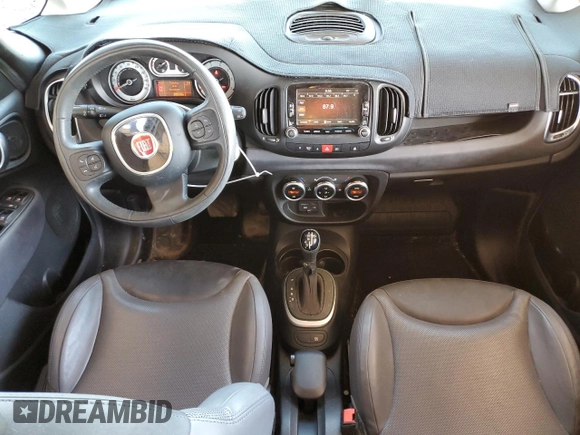 2014 FIAT 500L Lounge with VIN ZFBCFACH8EZ016424, listed as a Copart auction lot 83157294 with 89,918 mi miles and Salvage Title. Bid and sale history available at carsss.com. Image 8.