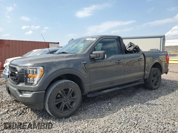 2021 Ford F-150 XL with VIN 1FTFW1E8XMFC22903, listed as a Copart auction lot 57840855 with 66,127 mi miles and Salvage title. Bid and sale history available at DreamBid. Image 1.