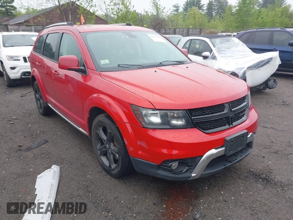2018 Dodge Journey Crossroad z VIN 3C4PDDGG0JT387859, wystawiony jako IAAI lot #42252730 z przebiegiem 86 129 mil mil oraz . Historia ofert i sprzedaży dostępna na DreamBid. Obrazek 1.
