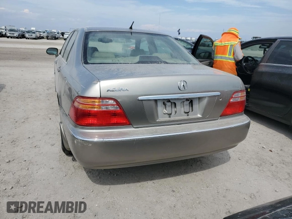 2002 Acura RL with VIN JH4KA96562C001280, listed as a Copart auction lot 74716484 with 0 mi miles and Salvage Title. Bid and sale history available at carsss.com. Image 6.
