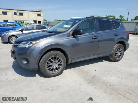 2015 Toyota RAV4 LE with VIN JTMBFREV7FD138393, listed as a Copart auction lot 52249055 with 84,727 mi miles and Salvage Title. Bid and sale history available at carsss.com. Image 1.