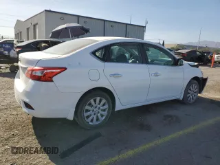 2017 Nissan Sentra S with VIN 3N1AB7AP2HY392616, listed as a Copart auction lot 52530035 with 53,089 mi miles and Salvage Title. Bid and sale history available at carsss.com. Image 3.