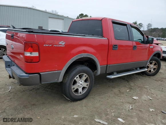 2004 Ford F-150 XLT with VIN 1FTPW14504KD30921, listed as a Copart auction lot 44885195 with 187,237 mi miles and Salvage Title. Bid and sale history available at carsss.com. Image 3.