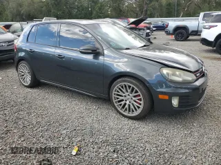 2010 Volkswagen GTI with VIN WVWHV7AJ6AW090189, listed as a Copart auction lot 80183584 with 141,741 mi miles and Salvage Title. Bid and sale history available at carsss.com. Image 4.
