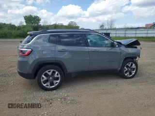 2020 Jeep Compass Limited z VIN 3C4NJDCB4LT137148, wystawiony jako Copart lot #59091465 z przebiegiem 48 117 mil mil oraz Szkoda całkowita • Salvage title. Historia ofert i sprzedaży dostępna na DreamBid. Obrazek 3.