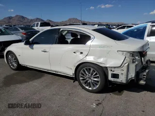 2019 Infiniti Q50 Luxe with VIN JN1EV7AP2KM515513, listed as a Copart auction lot 59893895 with 124,644 mi miles and Salvage title. Bid and sale history available at DreamBid. Image 2.