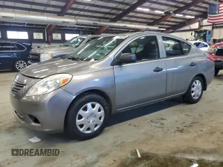 2014 Nissan Versa SV with VIN 3N1CN7AP4EL848625, listed as a Copart auction lot 44598125 with 97,858 mi miles and Clean Title. Bid and sale history available at carsss.com. Image 1.