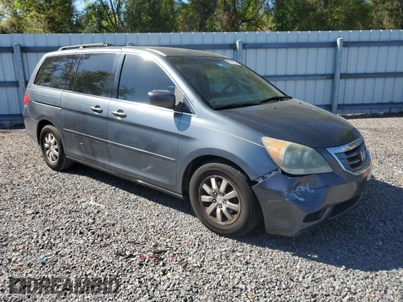 2010 Honda Odyssey EX with VIN 5FNRL3H41AB060928, listed as a Copart auction lot 46581665 with 203,063 mi miles and Salvage Title. Bid and sale history available at carsss.com. Image 4.